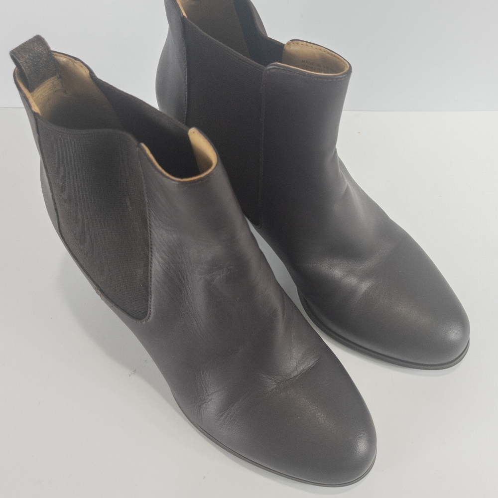 Michael Kors Lottie Booties Chocolate -10 - Picture 3 of 4